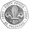 2007 fiftypence scouting movement