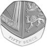 2008 fiftypence royalarms
