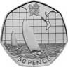 london 2012 sailing coin