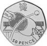 london 2012 table tennis coin