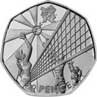 london 2012 volleyball coin