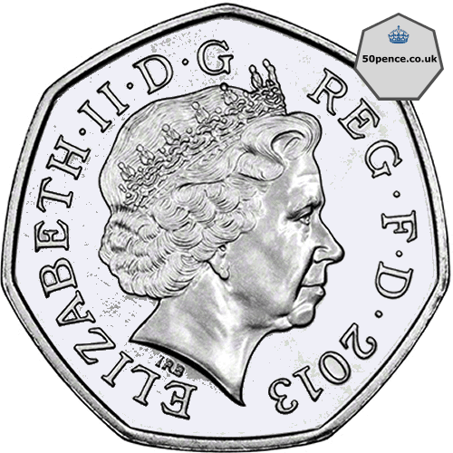 2013 50p Obverse Ian Rank-Broadley