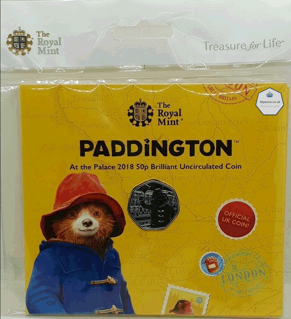 Paddington at the Palace 50p BU Coin Pack