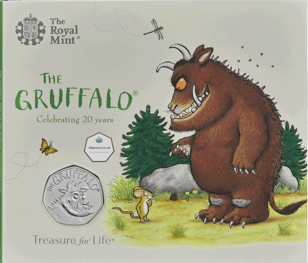 The Gruffalo 50p BU coin pack
