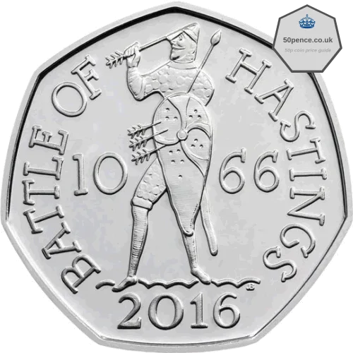 Battle of Hastings 50p 1 battle of hastings 50p
