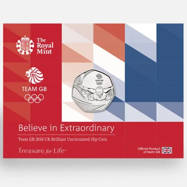 2016 Team GB 50p Brilliant Uncirculated