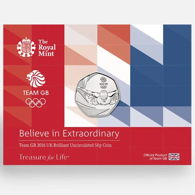 2016 Team GB 50p Brilliant Uncirculated