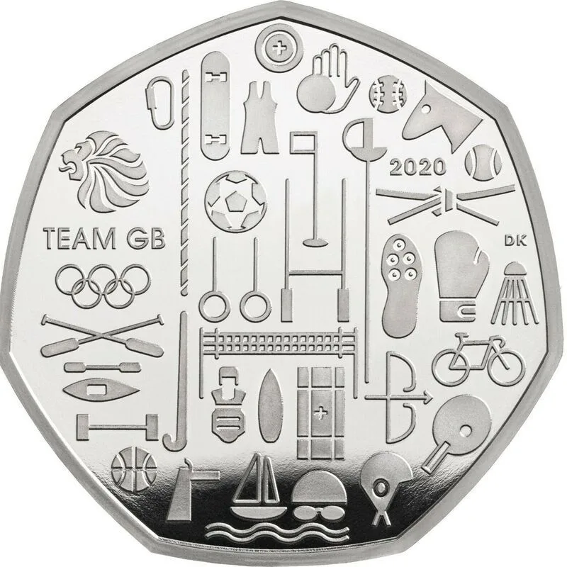 2020 Team GB 50p 1 2020 Team GB 50p