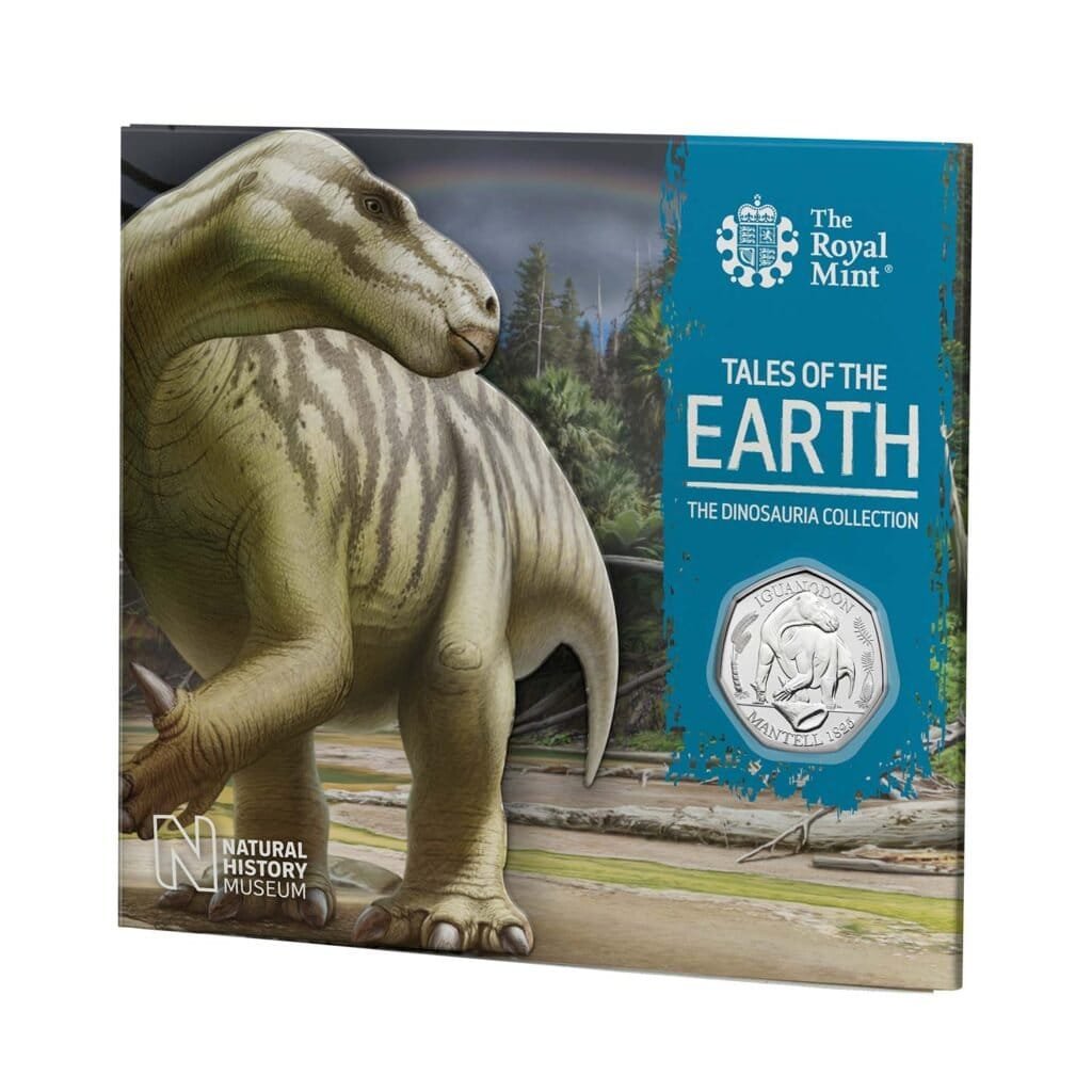 Iguanodon 50p coin pack