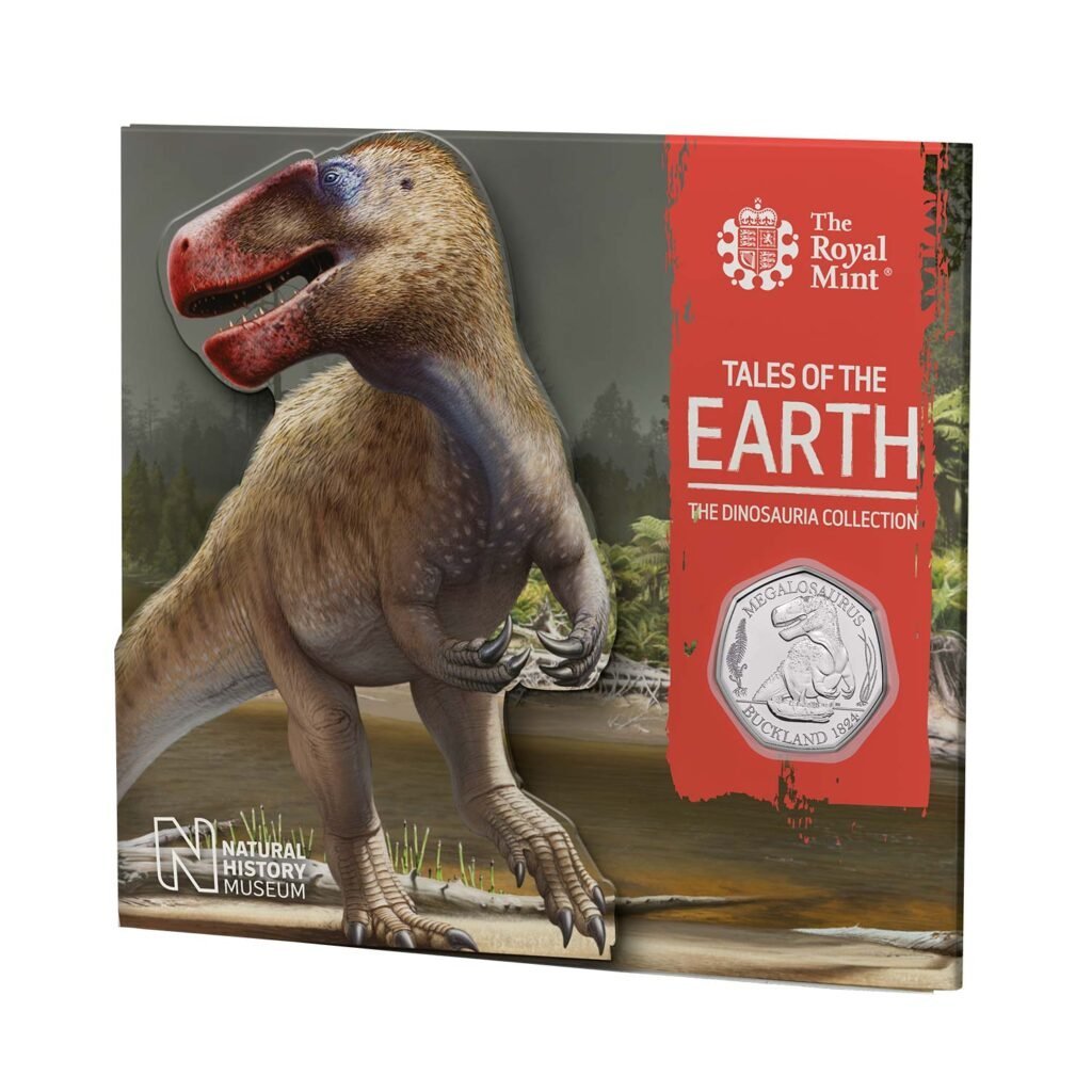 Megalosaurus 50p coin pack