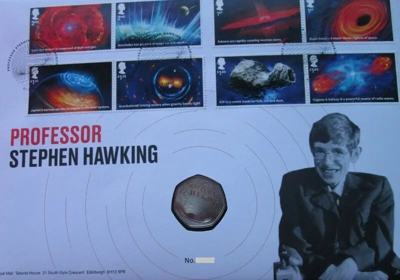 Stephen Hawking 50p PNC