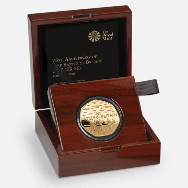 battle of britain 50p gold proof coin