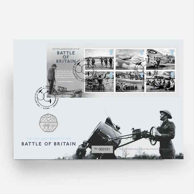 Battle of Britain 50p PNC