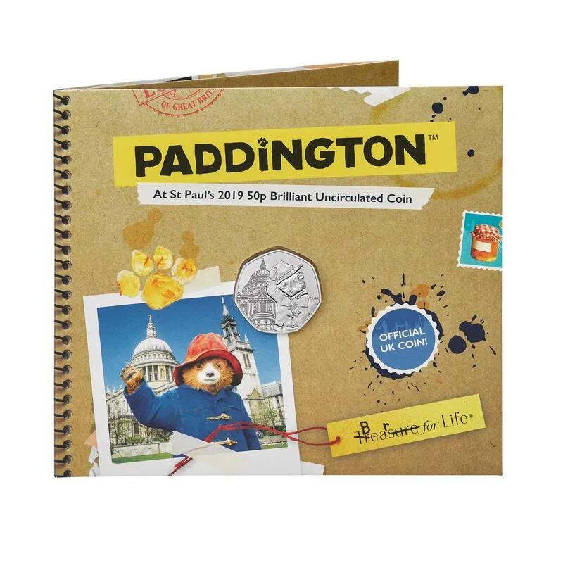 Paddington at St.Paul's Cathedral 50p coin pack 2019
