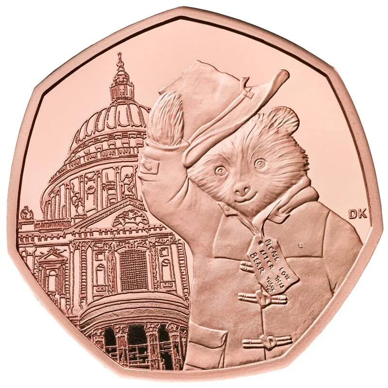 Paddington at St.Paul's 50p Gold Coin
