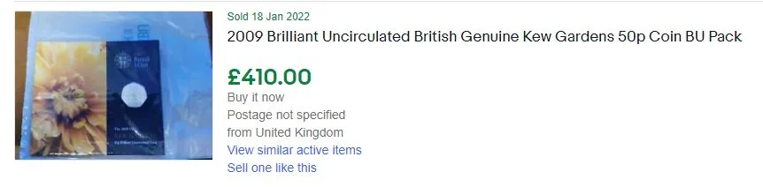 kew gardens coin pack ebay uk