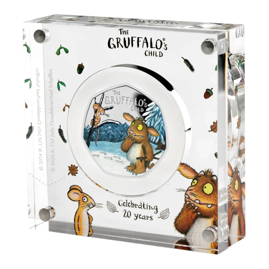 Gruffalo's Child Silver Proof Coloured Coin Gruffalo's Child Silver Proof Coloured Coin
