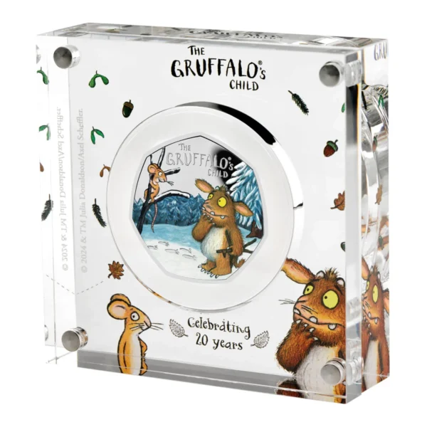 Gruffalo's Child BU Coloured Coin